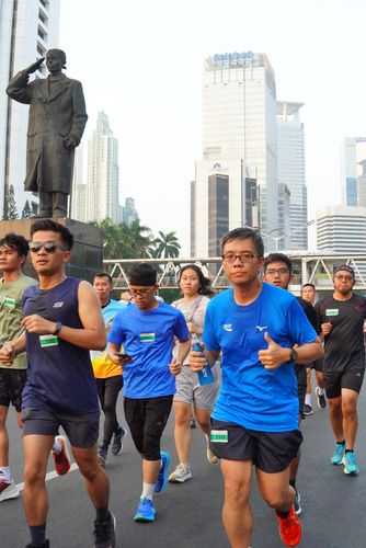 Race photo from Lari Bareng Yuk!