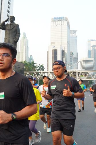 Race photo from Lari Bareng Yuk!