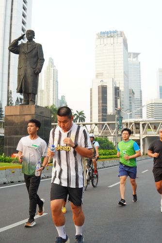 Race photo from Lari Bareng Yuk!