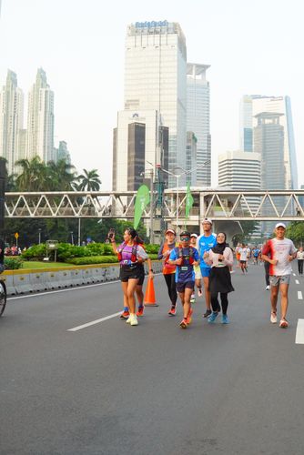 Race photo from Lari Bareng Yuk!