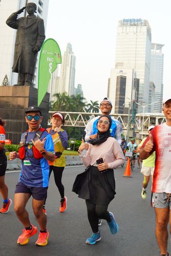 Race photo from Lari Bareng Yuk!