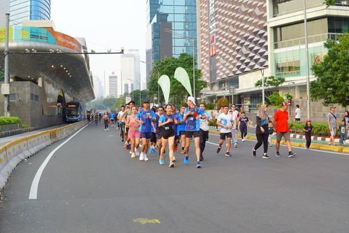 Race photo from Lari Bareng Yuk!