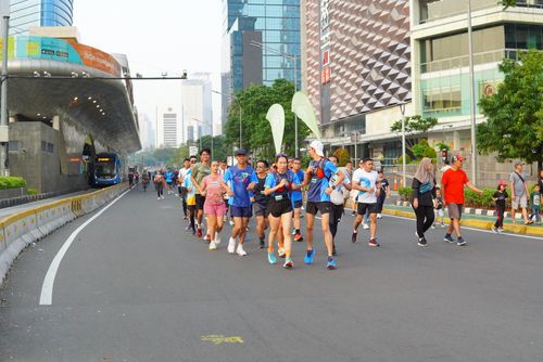 Race photo from Lari Bareng Yuk!