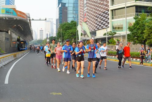 Race photo from Lari Bareng Yuk!