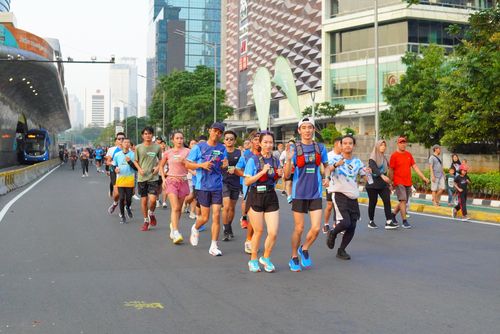 Race photo from Lari Bareng Yuk!