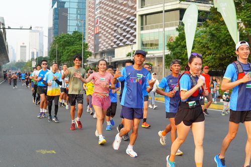 Race photo from Lari Bareng Yuk!