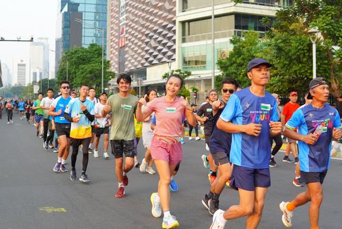 Race photo from Lari Bareng Yuk!