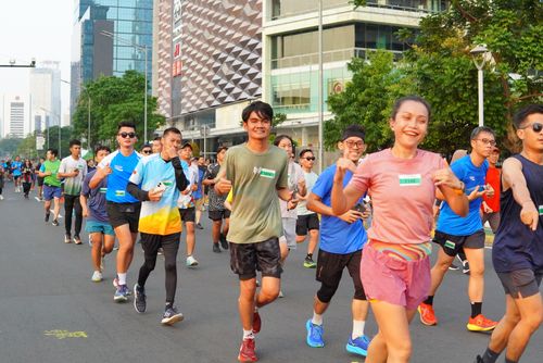 Race photo from Lari Bareng Yuk!