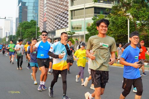 Race photo from Lari Bareng Yuk!
