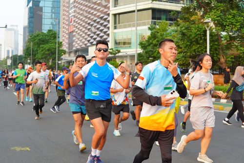 Race photo from Lari Bareng Yuk!