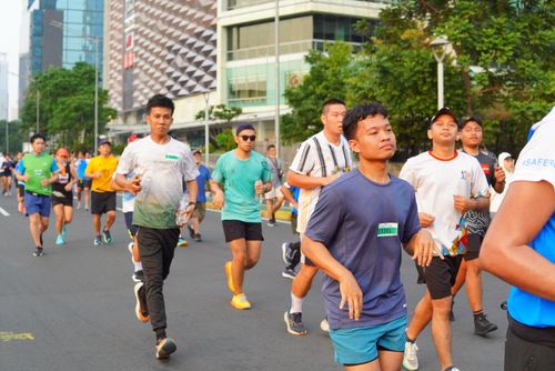Race photo from Lari Bareng Yuk!