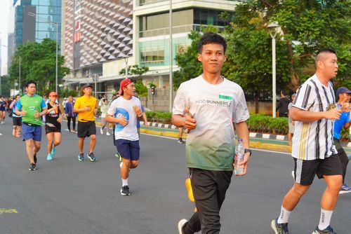 Race photo from Lari Bareng Yuk!