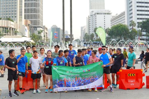 Race photo from Lari Bareng Yuk!
