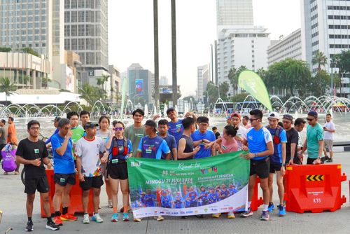 Race photo from Lari Bareng Yuk!