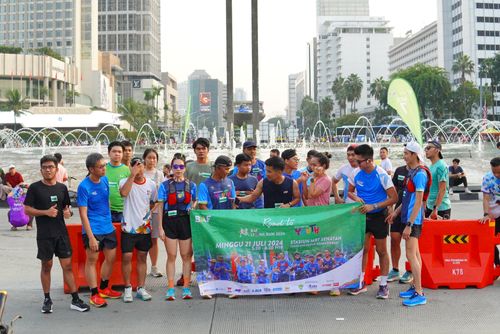 Race photo from Lari Bareng Yuk!