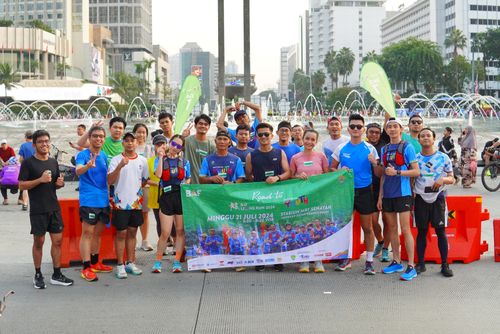 Race photo from Lari Bareng Yuk!