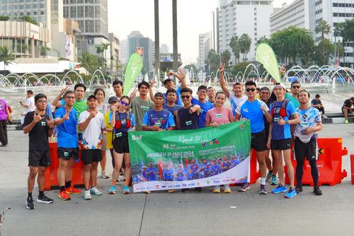 Race photo from Lari Bareng Yuk!