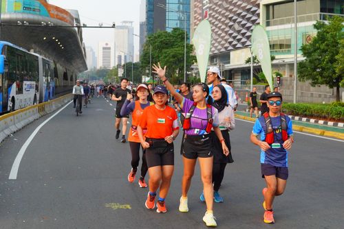 Race photo from Lari Bareng Yuk!