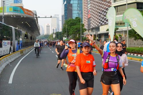 Race photo from Lari Bareng Yuk!