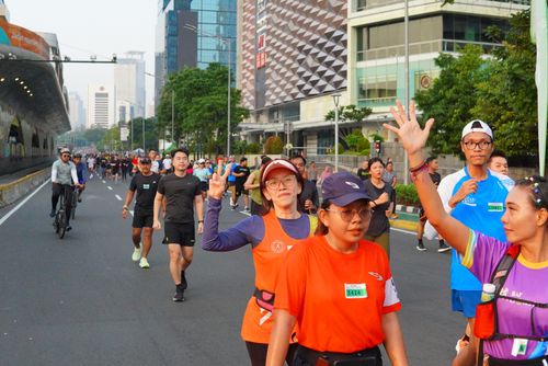 Race photo from Lari Bareng Yuk!
