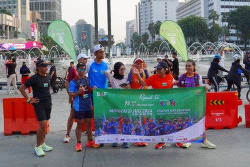 Race photo from Lari Bareng Yuk!
