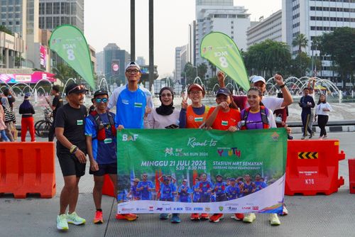Race photo from Lari Bareng Yuk!