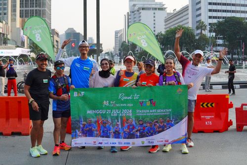 Race photo from Lari Bareng Yuk!