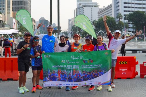 Race photo from Lari Bareng Yuk!