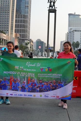 Race photo from Lari Bareng Yuk!