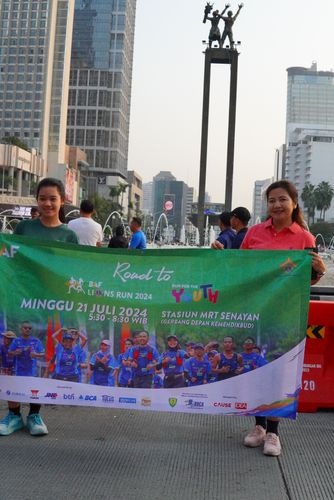 Race photo from Lari Bareng Yuk!