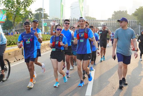Race photo from Lari Bareng Yuk!