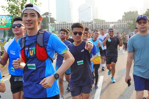 Race photo from Lari Bareng Yuk!
