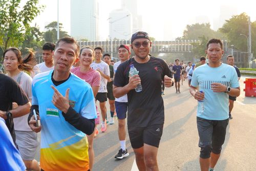 Race photo from Lari Bareng Yuk!
