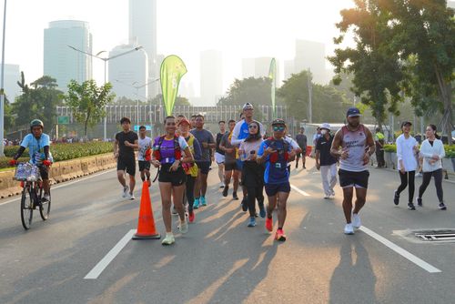 Race photo from Lari Bareng Yuk!
