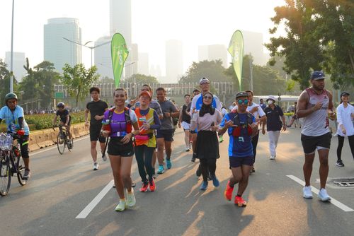 Race photo from Lari Bareng Yuk!