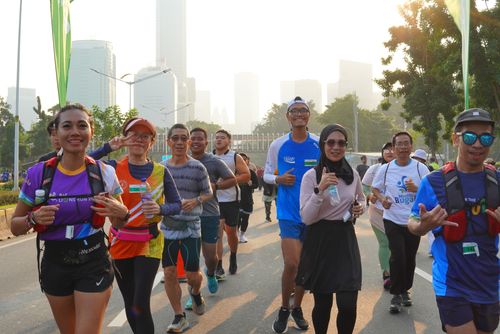 Race photo from Lari Bareng Yuk!