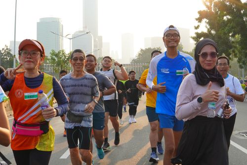 Race photo from Lari Bareng Yuk!