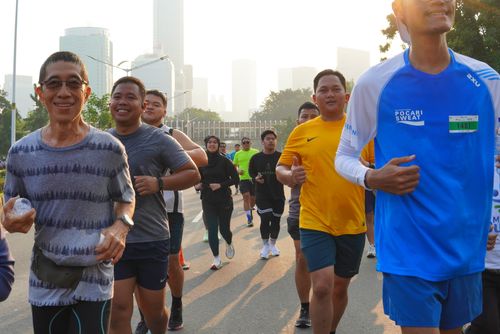 Race photo from Lari Bareng Yuk!