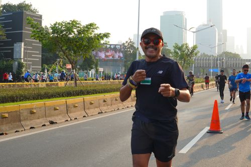 Race photo from Lari Bareng Yuk!