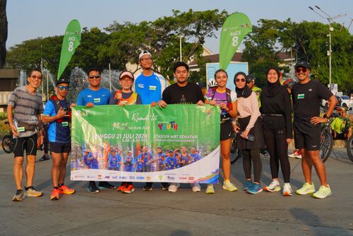 Race photo from Lari Bareng Yuk!