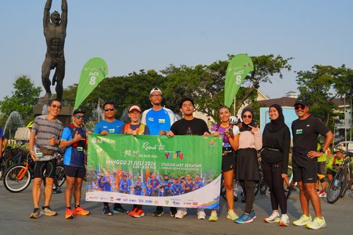 Race photo from Lari Bareng Yuk!