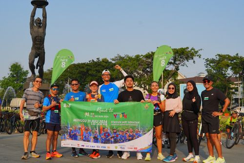 Race photo from Lari Bareng Yuk!
