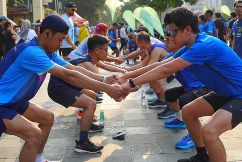 Race photo from Lari Bareng Yuk!