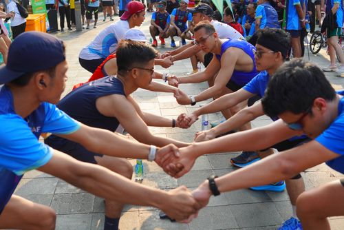 Race photo from Lari Bareng Yuk!