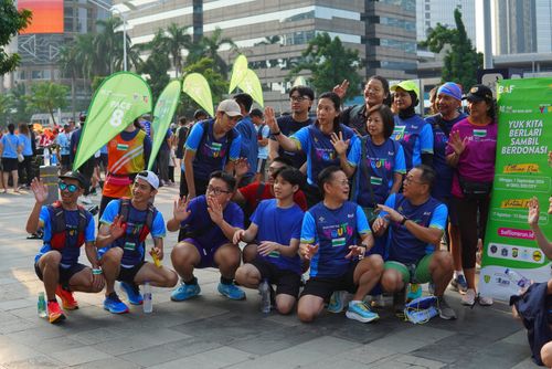 Race photo from Lari Bareng Yuk!