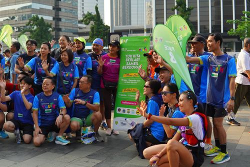 Race photo from Lari Bareng Yuk!