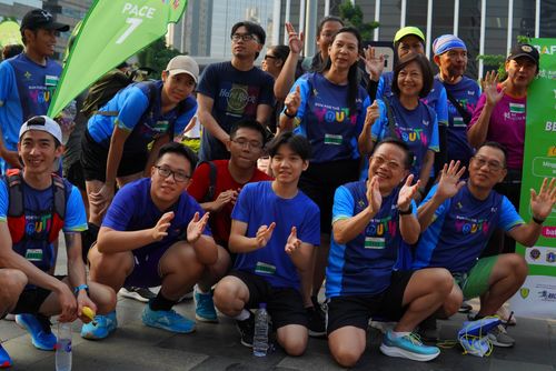 Race photo from Lari Bareng Yuk!
