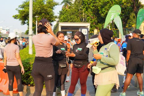 Race photo from Lari Bareng Yuk!