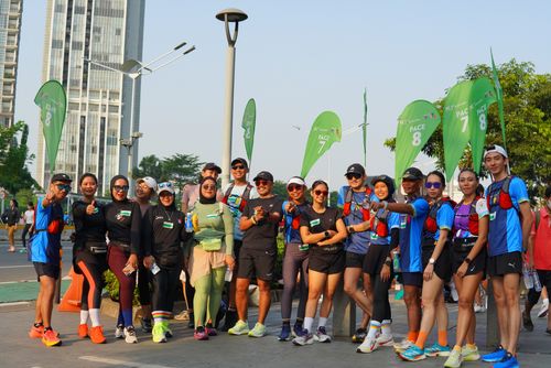 Race photo from Lari Bareng Yuk!