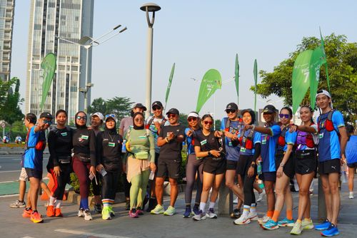 Race photo from Lari Bareng Yuk!